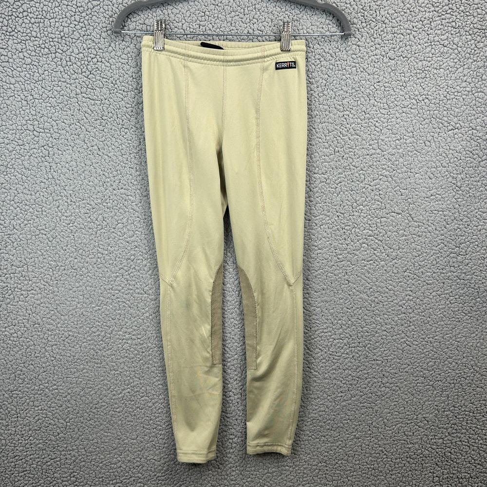 Kerrits Tan Full Seat Breeches Riding Pants Equestrian Horse Riding Womens Large